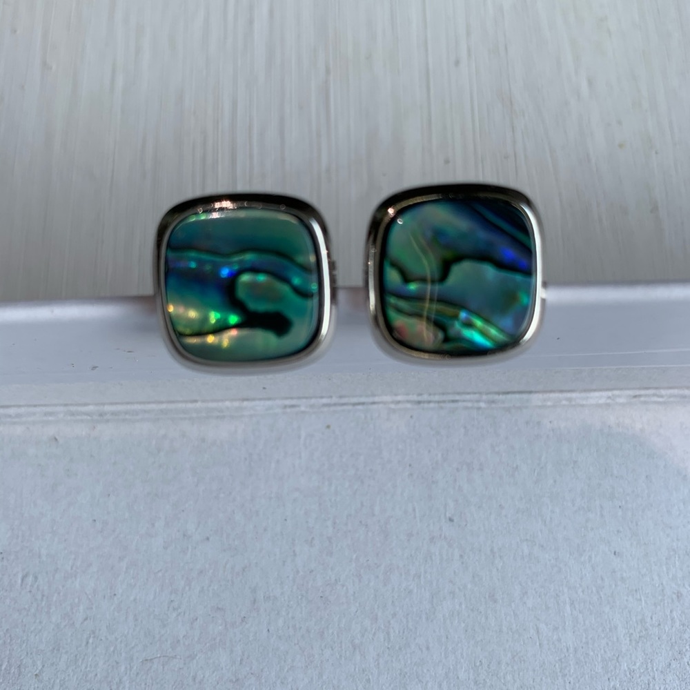 Abalone Cuff Links - image 3
